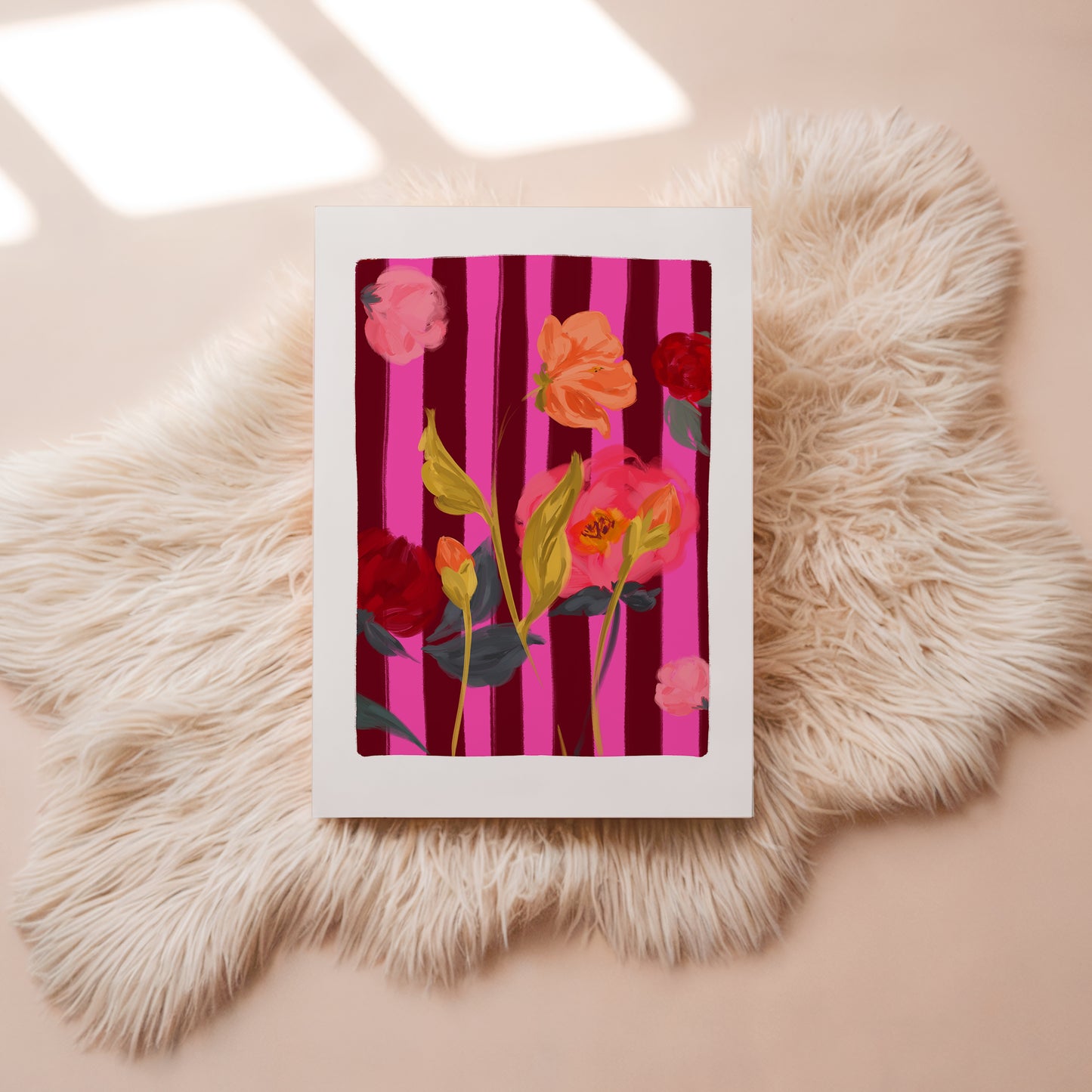 June Birth Flower / Floral Art Print