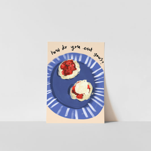 Scones / Kitchen Art Print