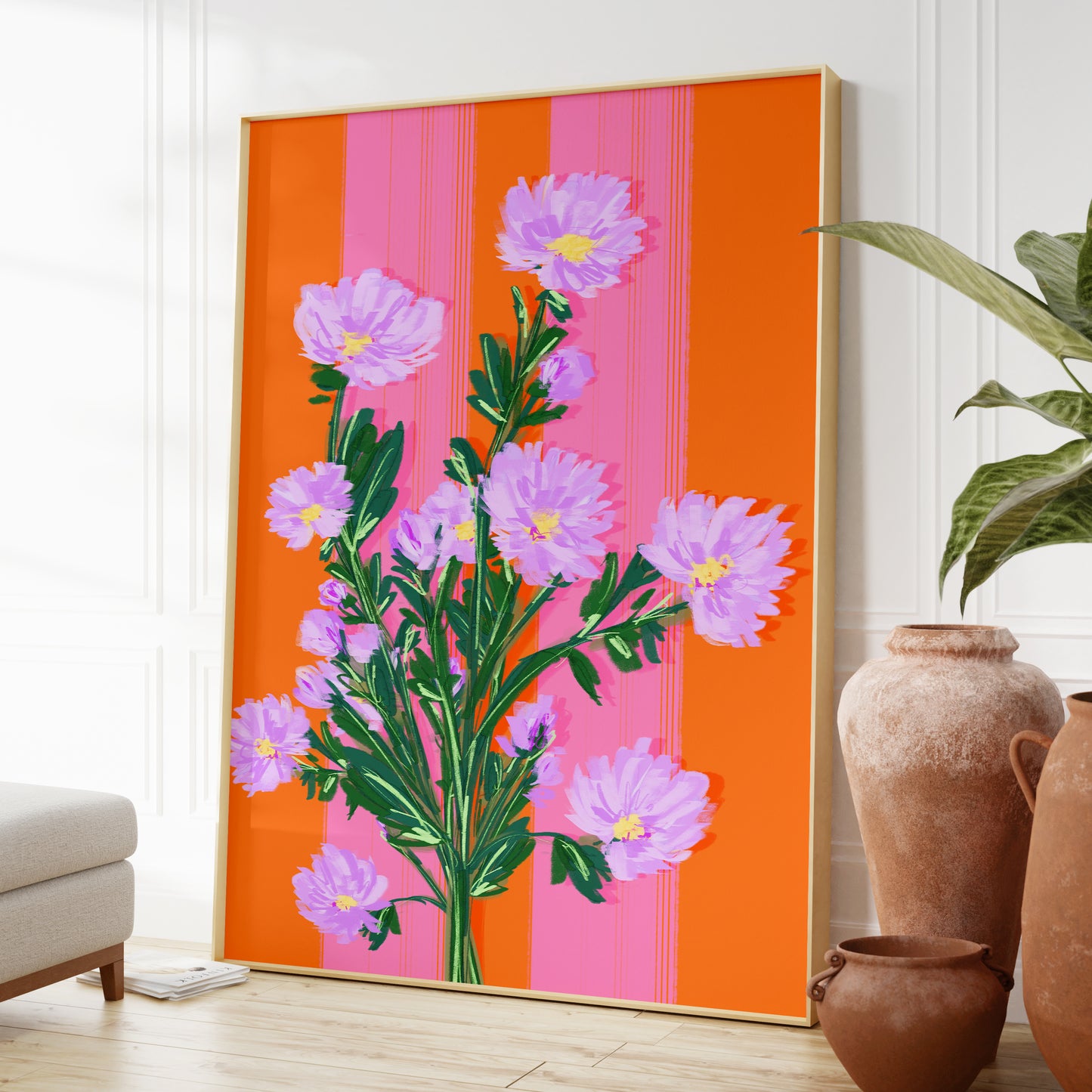 NEW September Birth Flower / Floral Art Print