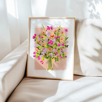 Flower Bouquet 11 / Floral Art Print