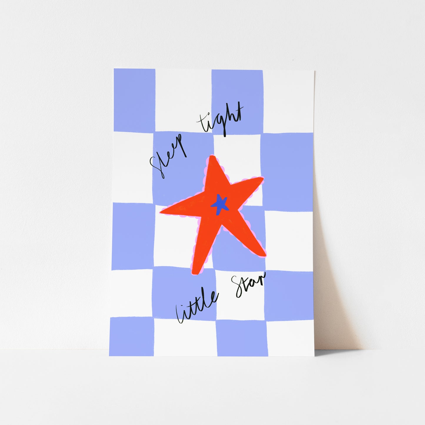 Sleep Tight Little Star / Kids Art Print