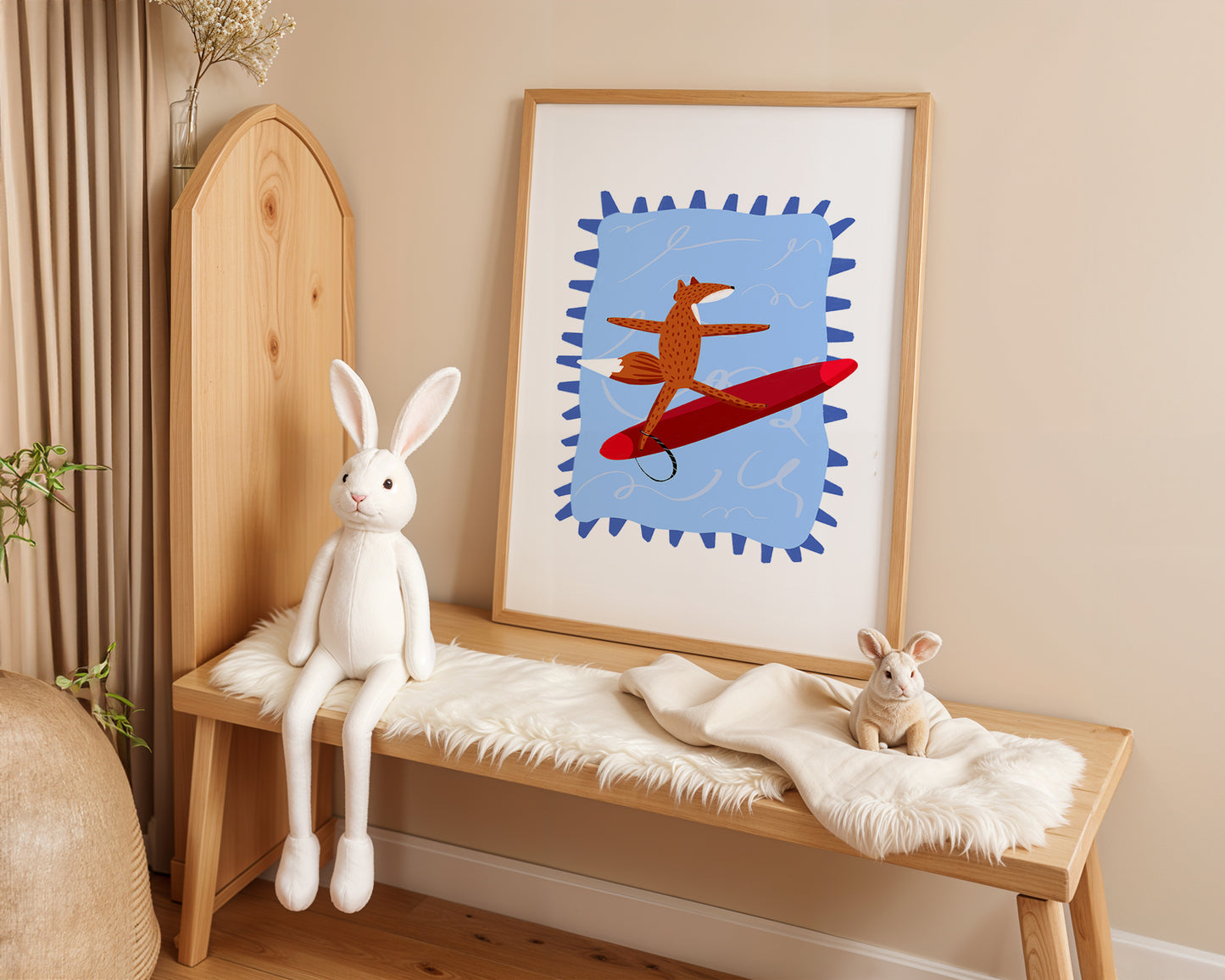 Shredding Waves / Kids Art Print