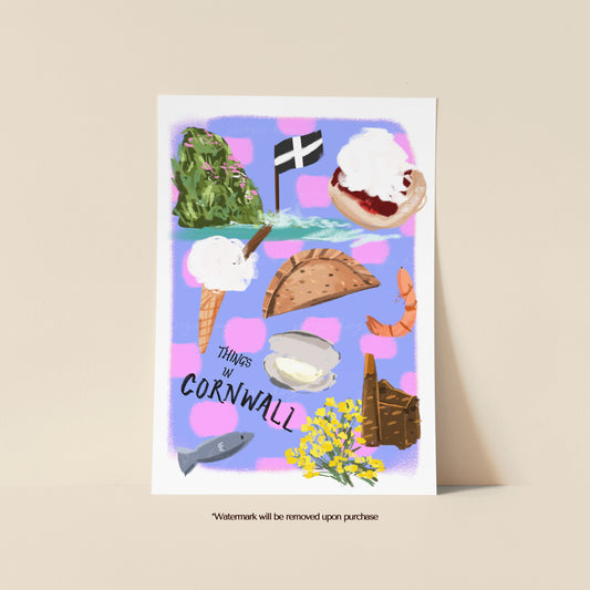 Things In Cornwall Print