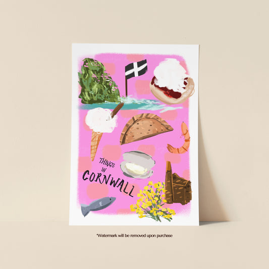 Things In Cornwall Print
