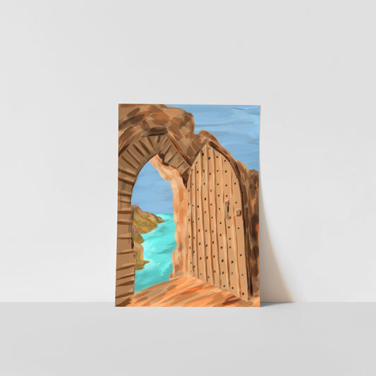 Tintagel Castle / Cornwall Art Print