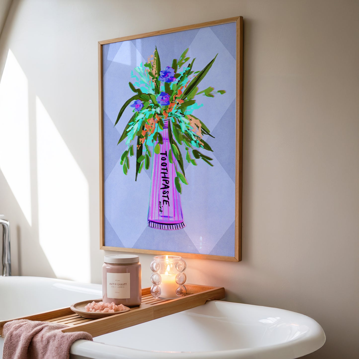 Toothpaste / Bathroom Art Print