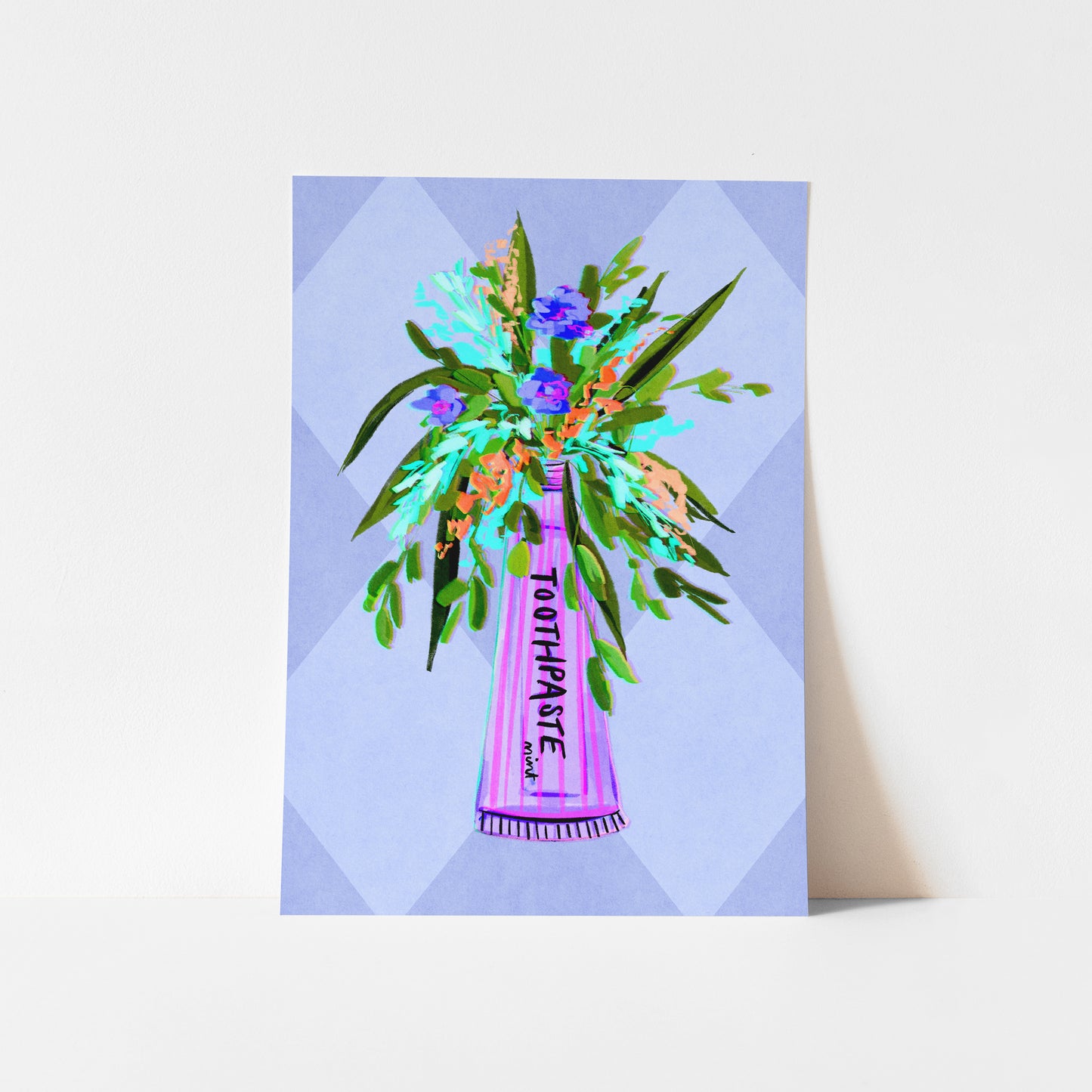 Toothpaste / Bathroom Art Print
