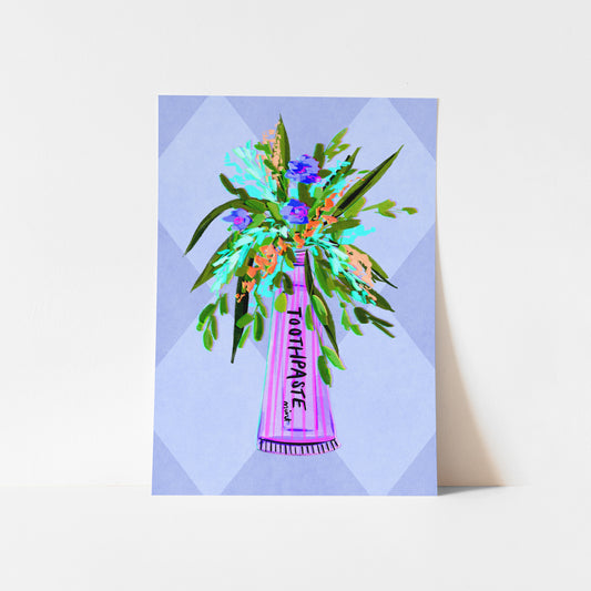 Toothpaste / Bathroom Art Print