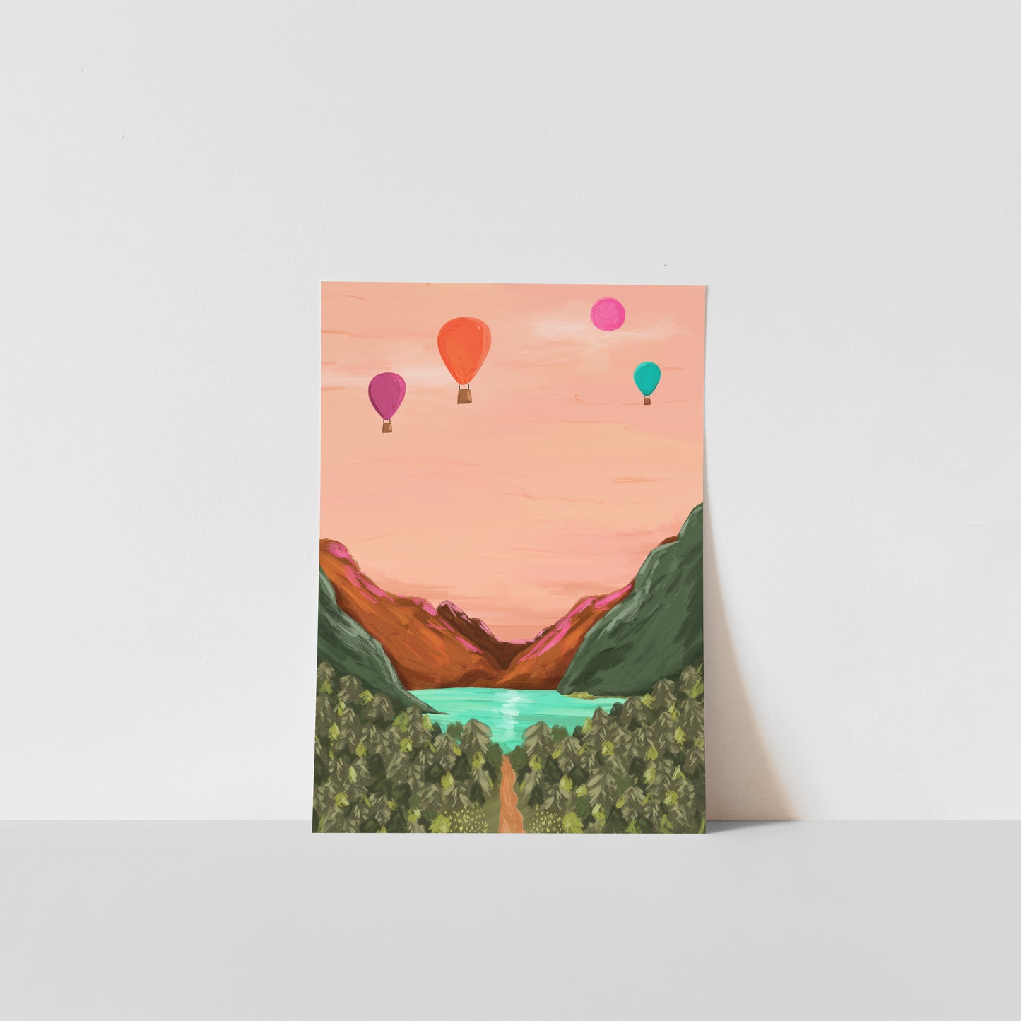The Valley / Nature Art Print