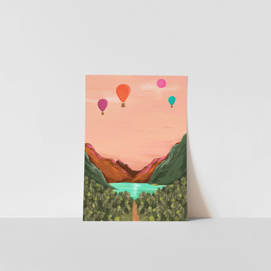 The Valley / Nature Art Print