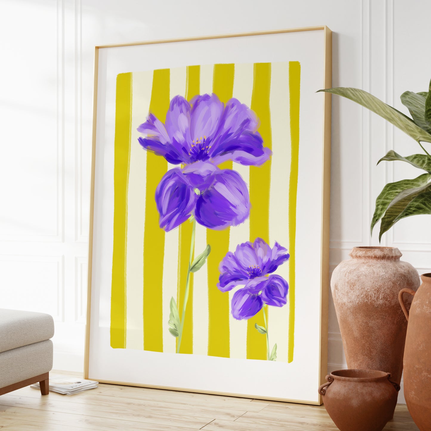 February Birth Flower / Floral Art Print