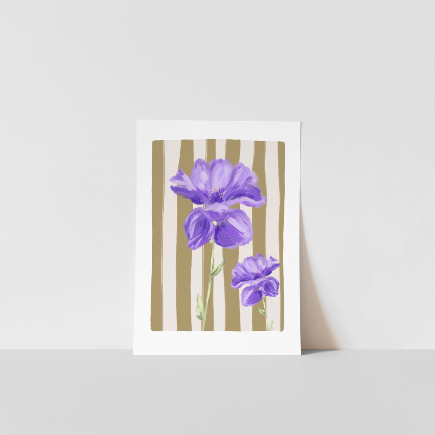 February Birth Flower / Floral Art Print