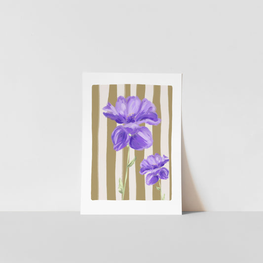 February Birth Flower / Floral Art Print