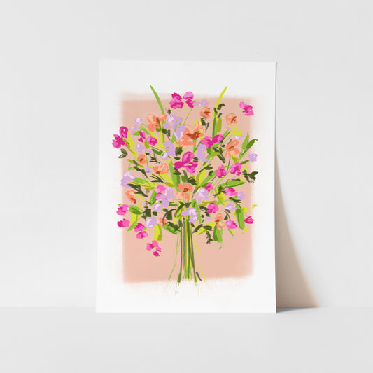 Flower Bouquet 11 / Floral Art Print