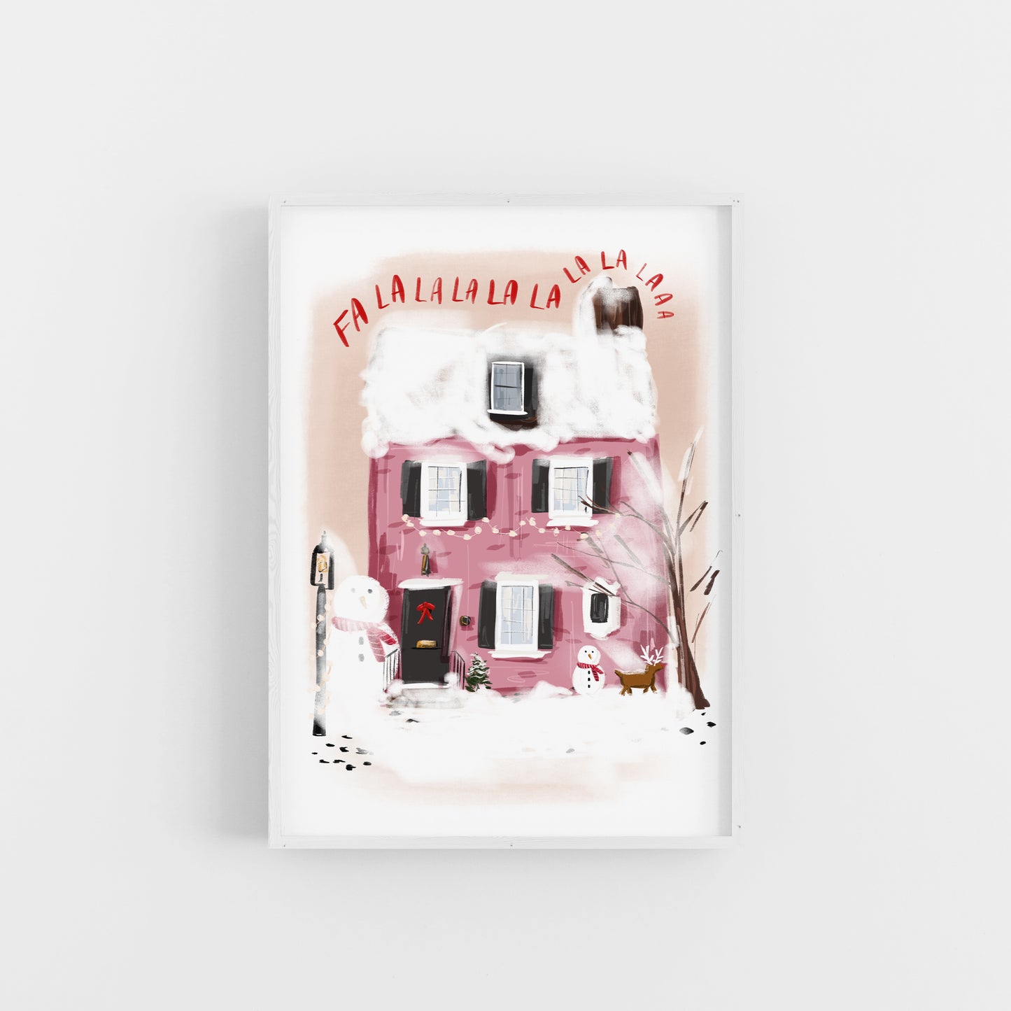 Winter House / Winter Art Print