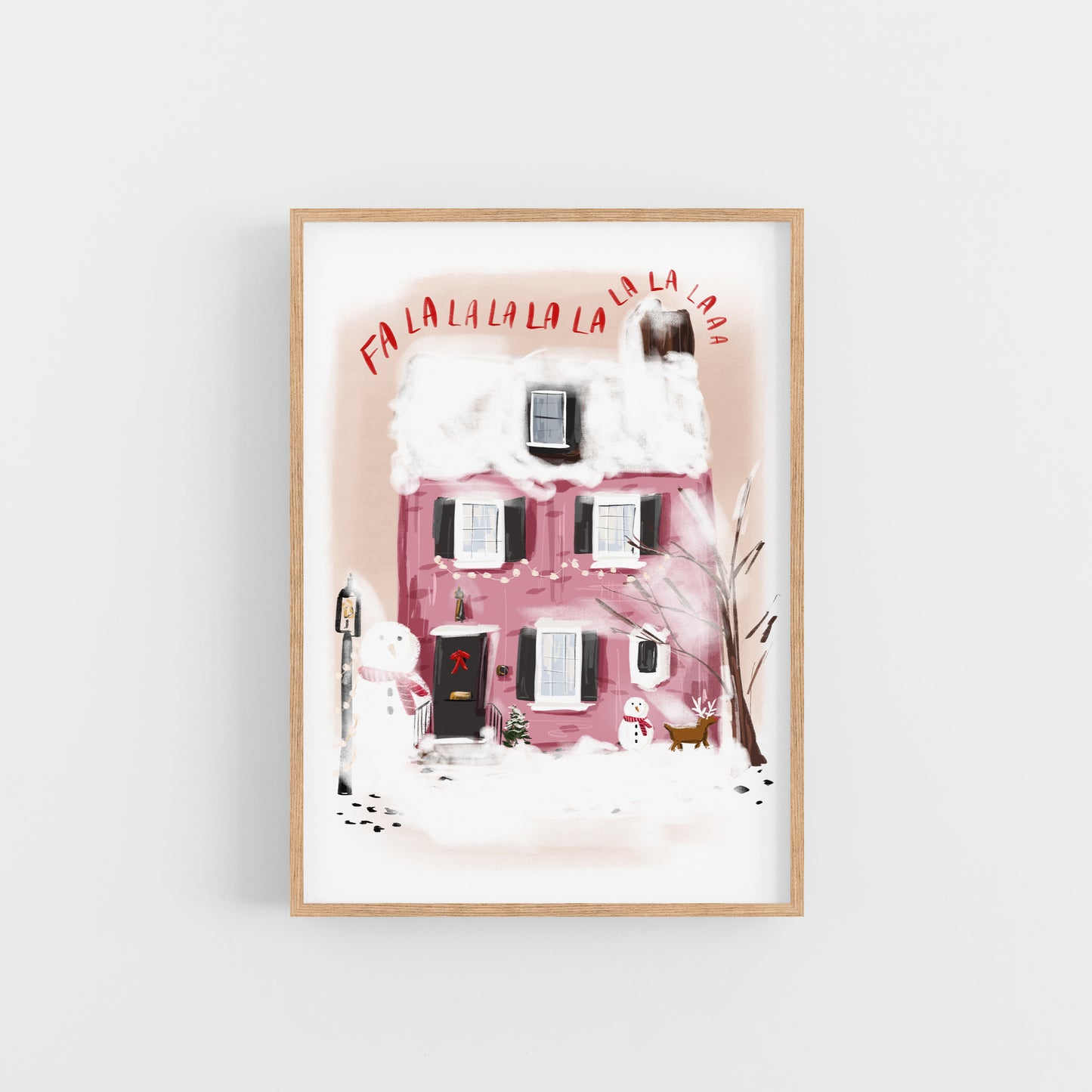 Winter House / Winter Art Print